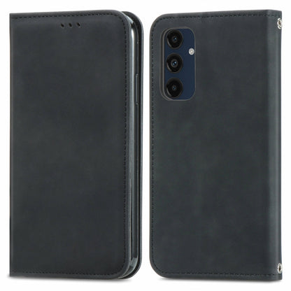 Retro Skin Feel Magnetic Leather Phone Case, For Galaxy S25+ 5G, For Galaxy S25 Ultra 5G, For Galaxy A16, For Galaxy A06, For Galaxy S24 FE 5G, For Samsung Galaxy M35, For Samsung Galaxy M14 4G, For Samsung Galaxy M15