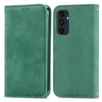 Retro Skin Feel Magnetic Leather Phone Case, For Galaxy S25+ 5G, For Galaxy S25 Ultra 5G, For Galaxy A16, For Galaxy A06, For Galaxy S24 FE 5G, For Samsung Galaxy M35, For Samsung Galaxy M14 4G, For Samsung Galaxy M15
