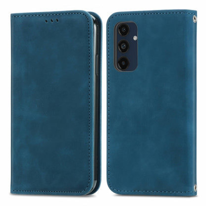 Retro Skin Feel Magnetic Leather Phone Case, For Galaxy S25+ 5G, For Galaxy S25 Ultra 5G, For Galaxy A16, For Galaxy A06, For Galaxy S24 FE 5G, For Samsung Galaxy M35, For Samsung Galaxy M14 4G, For Samsung Galaxy M15