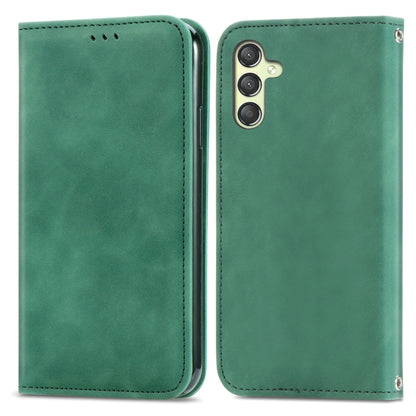 Retro Skin Feel Magnetic Leather Phone Case, For Samsung Galaxy A05s 4G, For Samsung Galaxy A25 5G, For Samsung Galaxy S23 FE 5G, For Samsung Galaxy A24 5G, For Samsung Galaxy S23 Ultra 5G, For Samsung Galaxy S23+ 5G, For Samsung Galaxy S23 5G         ...