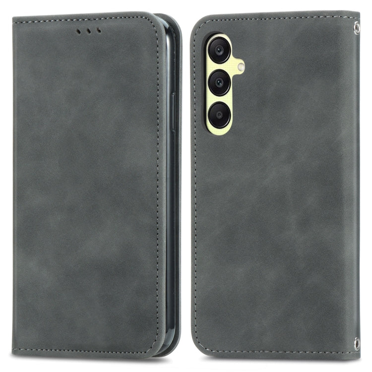 Retro Skin Feel Magnetic Leather Phone Case, For Samsung Galaxy A05s 4G, For Samsung Galaxy A25 5G, For Samsung Galaxy S23 FE 5G, For Samsung Galaxy A24 5G, For Samsung Galaxy S23 Ultra 5G, For Samsung Galaxy S23+ 5G, For Samsung Galaxy S23 5G         ...