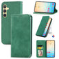 Retro Skin Feel Magnetic Leather Phone Case, For Galaxy S25+ 5G, For Galaxy S25 Ultra 5G, For Galaxy A16, For Galaxy A06, For Galaxy S24 FE 5G, For Samsung Galaxy M35, For Samsung Galaxy M14 4G, For Samsung Galaxy M15