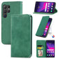 Retro Skin Feel Magnetic Leather Phone Case, For Galaxy S25+ 5G, For Galaxy S25 Ultra 5G, For Galaxy A16, For Galaxy A06, For Galaxy S24 FE 5G, For Samsung Galaxy M35, For Samsung Galaxy M14 4G, For Samsung Galaxy M15