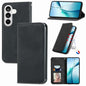 Retro Skin Feel Magnetic Leather Phone Case, For Galaxy S26 FE 5G, For Galaxy S26+ 5G, For Galaxy S26 Ultra 5G, For Galaxy S26 5G, For Galaxy A57 5G, For Galaxy A37 5G, For Galaxy A27 5G, For Galaxy S25 5G