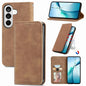 Retro Skin Feel Magnetic Leather Phone Case, For Galaxy S26 FE 5G, For Galaxy S26+ 5G, For Galaxy S26 Ultra 5G, For Galaxy S26 5G, For Galaxy A57 5G, For Galaxy A37 5G, For Galaxy A27 5G, For Galaxy S25 5G