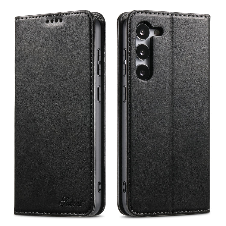 Suteni Calf Texture Horizontal Flip Leather Phone Case, For Samsung Galaxy S26+ 5G, For Samsung Galaxy S26 Ultra 5G, For Samsung Galaxy S26 5G, For Samsung Galaxy S25 5G, For Samsung Galaxy S25+ 5G, For Samsung Galaxy S25 Ultra 5G                      ...