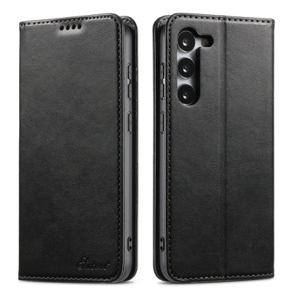 Suteni Calf Texture Horizontal Flip Leather Phone Case, For Samsung Galaxy S26+ 5G, For Samsung Galaxy S26 Ultra 5G, For Samsung Galaxy S26 5G, For Samsung Galaxy S25 5G, For Samsung Galaxy S25+ 5G, For Samsung Galaxy S25 Ultra 5G                      ...