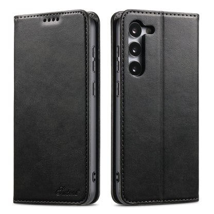 Suteni Calf Texture Horizontal Flip Leather Phone Case, For Samsung Galaxy S26+ 5G, For Samsung Galaxy S26 Ultra 5G, For Samsung Galaxy S26 5G, For Samsung Galaxy S25 5G, For Samsung Galaxy S25+ 5G, For Samsung Galaxy S25 Ultra 5G                      ...