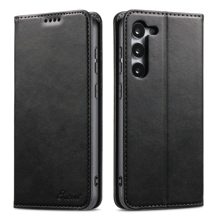 Suteni Calf Texture Horizontal Flip Leather Phone Case, For Samsung Galaxy S26+ 5G, For Samsung Galaxy S26 Ultra 5G, For Samsung Galaxy S26 5G, For Samsung Galaxy S25 5G, For Samsung Galaxy S25+ 5G, For Samsung Galaxy S25 Ultra 5G                      ...