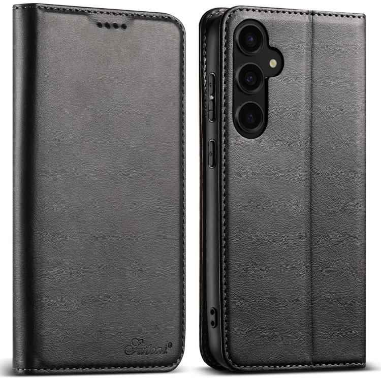 Suteni Calf Texture Horizontal Flip Leather Phone Case, For Samsung Galaxy S26+ 5G, For Samsung Galaxy S26 Ultra 5G, For Samsung Galaxy S26 5G, For Samsung Galaxy S25 5G, For Samsung Galaxy S25+ 5G, For Samsung Galaxy S25 Ultra 5G                      ...