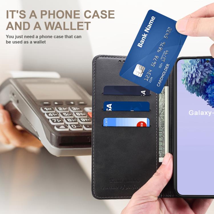 Suteni Calf Texture Horizontal Flip Leather Phone Case, For Samsung Galaxy S26+ 5G, For Samsung Galaxy S26 Ultra 5G, For Samsung Galaxy S26 5G, For Samsung Galaxy S25 5G, For Samsung Galaxy S25+ 5G, For Samsung Galaxy S25 Ultra 5G                      ...
