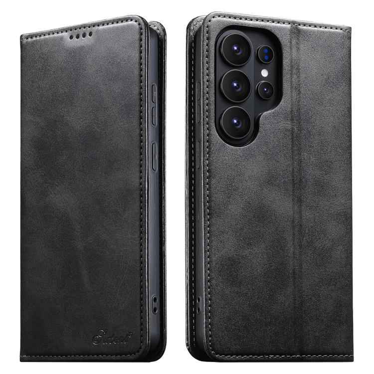 Suteni Calf Texture Horizontal Flip Leather Phone Case, For Samsung Galaxy S26+ 5G, For Samsung Galaxy S26 Ultra 5G, For Samsung Galaxy S26 5G, For Samsung Galaxy S25 5G, For Samsung Galaxy S25+ 5G, For Samsung Galaxy S25 Ultra 5G                      ...