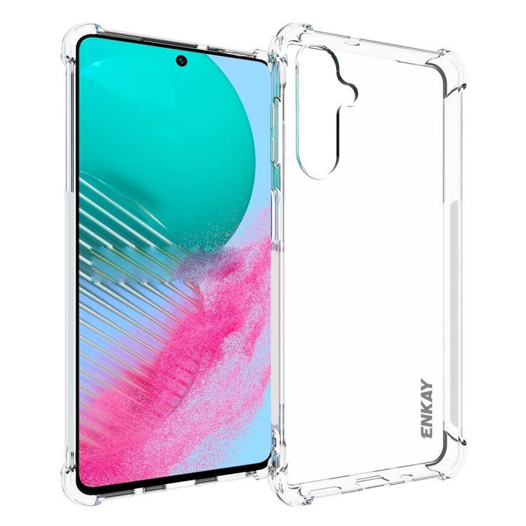 ENKAY Hat-Prince Transparent TPU Shockproof Phone Case, For Samsung Galaxy S26+ 5G, For Samsung Galaxy S26 Ultra 5G, For Samsung Galaxy S26 5G, For Samsung Galaxy A57 5G, For Samsung Galaxy A37 5G, For Samsung Galaxy S25 FE 5G, For Samsung Galaxy M36 5...