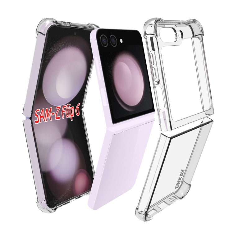 ENKAY Hat-Prince Transparent TPU Shockproof Phone Case, For Samsung Galaxy S26+ 5G, For Samsung Galaxy S26 Ultra 5G, For Samsung Galaxy S26 5G, For Samsung Galaxy A57 5G, For Samsung Galaxy A37 5G, For Samsung Galaxy S25 FE 5G, For Samsung Galaxy M36 5...