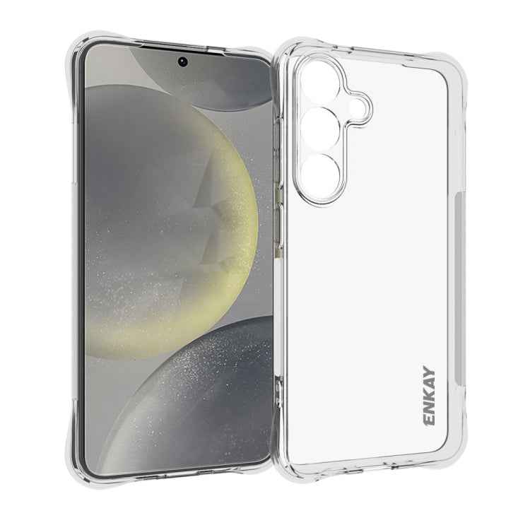 ENKAY Hat-Prince Transparent TPU Shockproof Phone Case, For Samsung Galaxy S26+ 5G, For Samsung Galaxy S26 Ultra 5G, For Samsung Galaxy S26 5G, For Samsung Galaxy A57 5G, For Samsung Galaxy A37 5G, For Samsung Galaxy S25 FE 5G, For Samsung Galaxy M36 5...