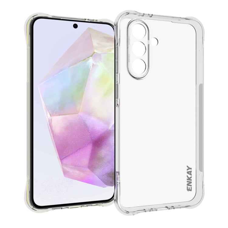 ENKAY Hat-Prince Transparent TPU Shockproof Phone Case, For Samsung Galaxy S26+ 5G, For Samsung Galaxy S26 Ultra 5G, For Samsung Galaxy S26 5G, For Samsung Galaxy A57 5G, For Samsung Galaxy A37 5G, For Samsung Galaxy S25 FE 5G, For Samsung Galaxy M36 5...