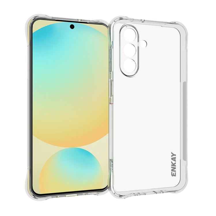 ENKAY Hat-Prince Transparent TPU Shockproof Phone Case, For Samsung Galaxy S26+ 5G, For Samsung Galaxy S26 Ultra 5G, For Samsung Galaxy S26 5G, For Samsung Galaxy A57 5G, For Samsung Galaxy A37 5G, For Samsung Galaxy S25 FE 5G, For Samsung Galaxy M36 5...