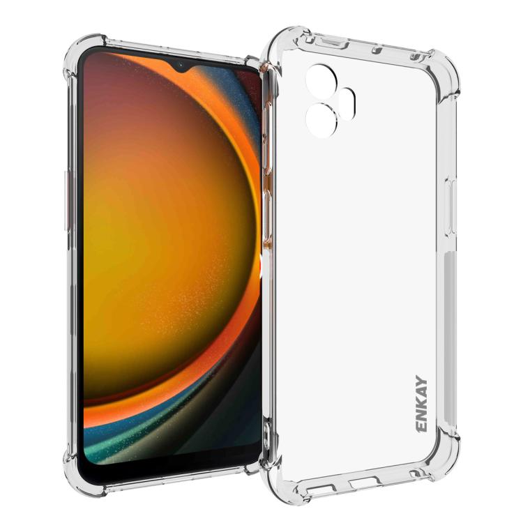 ENKAY Hat-Prince Transparent TPU Shockproof Phone Case, For Samsung Galaxy S26+ 5G, For Samsung Galaxy S26 Ultra 5G, For Samsung Galaxy S26 5G, For Samsung Galaxy A57 5G, For Samsung Galaxy A37 5G, For Samsung Galaxy S25 FE 5G, For Samsung Galaxy M36 5...