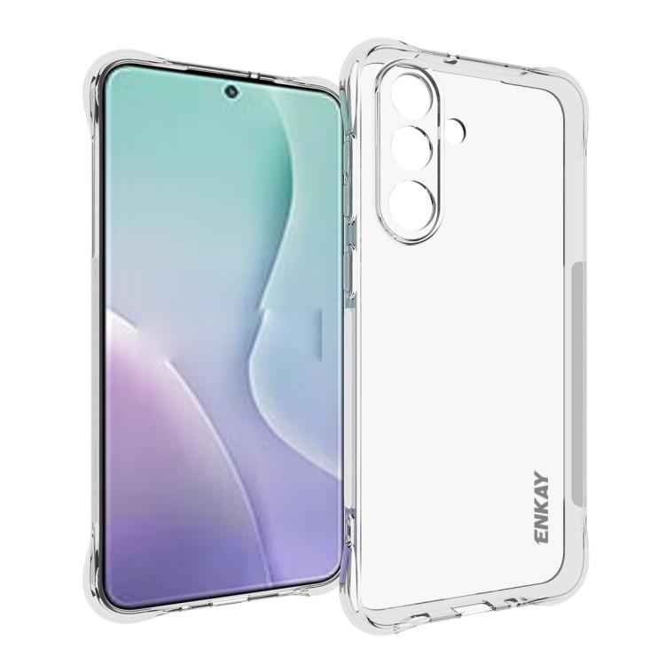 ENKAY Hat-Prince Transparent TPU Shockproof Phone Case, For Samsung Galaxy S26+ 5G, For Samsung Galaxy S26 Ultra 5G, For Samsung Galaxy S26 5G, For Samsung Galaxy A57 5G, For Samsung Galaxy A37 5G, For Samsung Galaxy S25 FE 5G, For Samsung Galaxy M36 5...