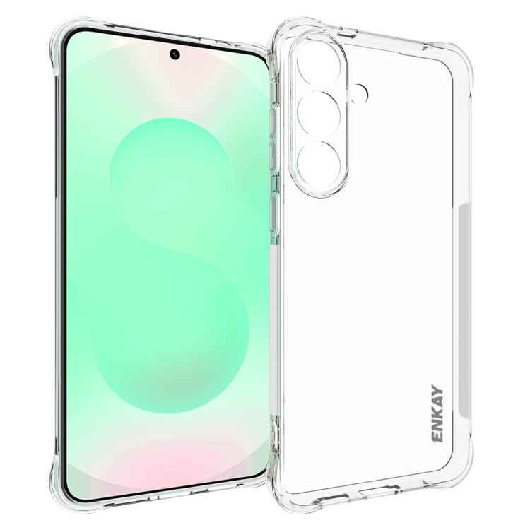 ENKAY Hat-Prince Transparent TPU Shockproof Phone Case, For Samsung Galaxy S26+ 5G, For Samsung Galaxy S26 Ultra 5G, For Samsung Galaxy S26 5G, For Samsung Galaxy A57 5G, For Samsung Galaxy A37 5G, For Samsung Galaxy S25 FE 5G, For Samsung Galaxy M36 5...