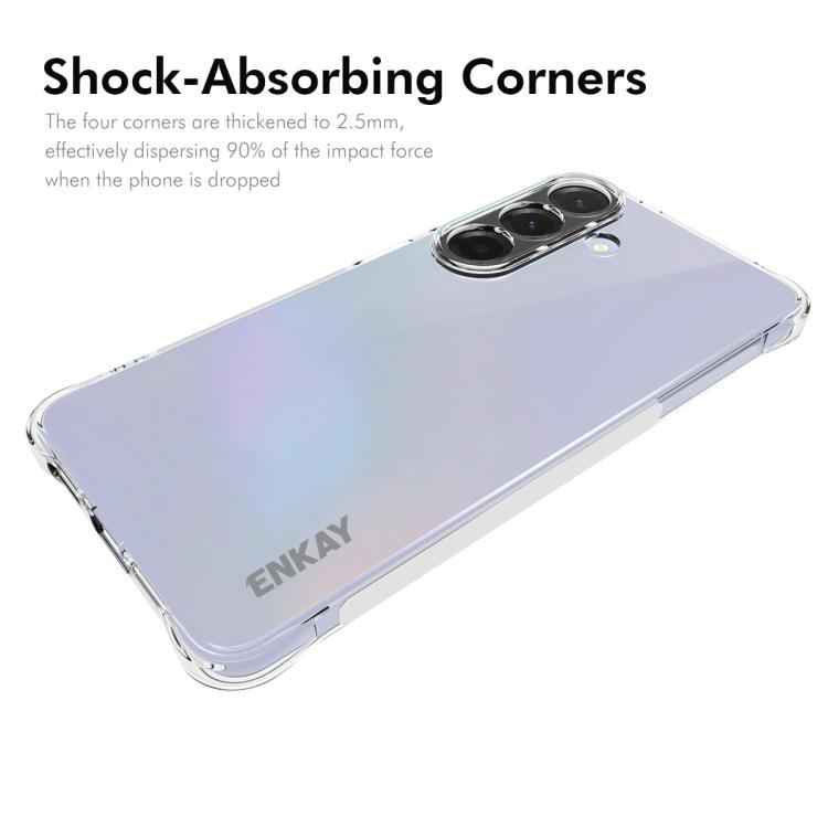 ENKAY Hat-Prince Transparent TPU Shockproof Phone Case, For Samsung Galaxy S26+ 5G, For Samsung Galaxy S26 Ultra 5G, For Samsung Galaxy S26 5G, For Samsung Galaxy A57 5G, For Samsung Galaxy A37 5G, For Samsung Galaxy S25 FE 5G, For Samsung Galaxy M36 5...