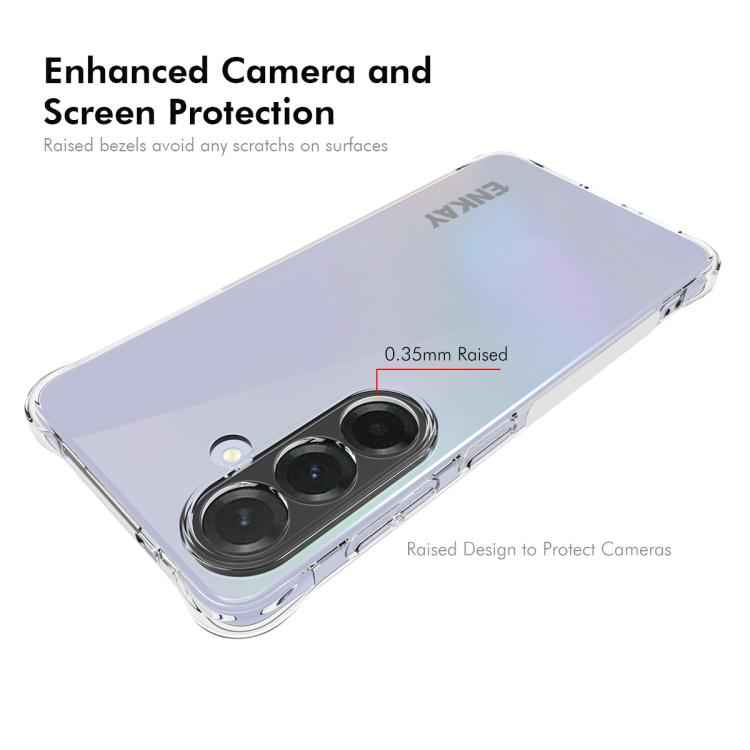 ENKAY Hat-Prince Transparent TPU Shockproof Phone Case, For Samsung Galaxy S26+ 5G, For Samsung Galaxy S26 Ultra 5G, For Samsung Galaxy S26 5G, For Samsung Galaxy A57 5G, For Samsung Galaxy A37 5G, For Samsung Galaxy S25 FE 5G, For Samsung Galaxy M36 5...