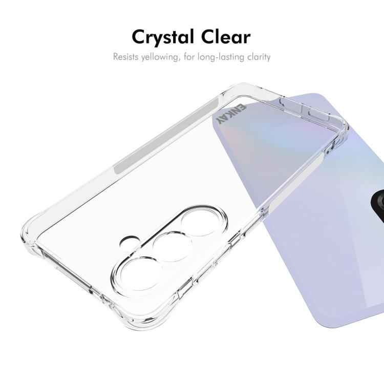 ENKAY Hat-Prince Transparent TPU Shockproof Phone Case, For Samsung Galaxy S26+ 5G, For Samsung Galaxy S26 Ultra 5G, For Samsung Galaxy S26 5G, For Samsung Galaxy A57 5G, For Samsung Galaxy A37 5G, For Samsung Galaxy S25 FE 5G, For Samsung Galaxy M36 5...