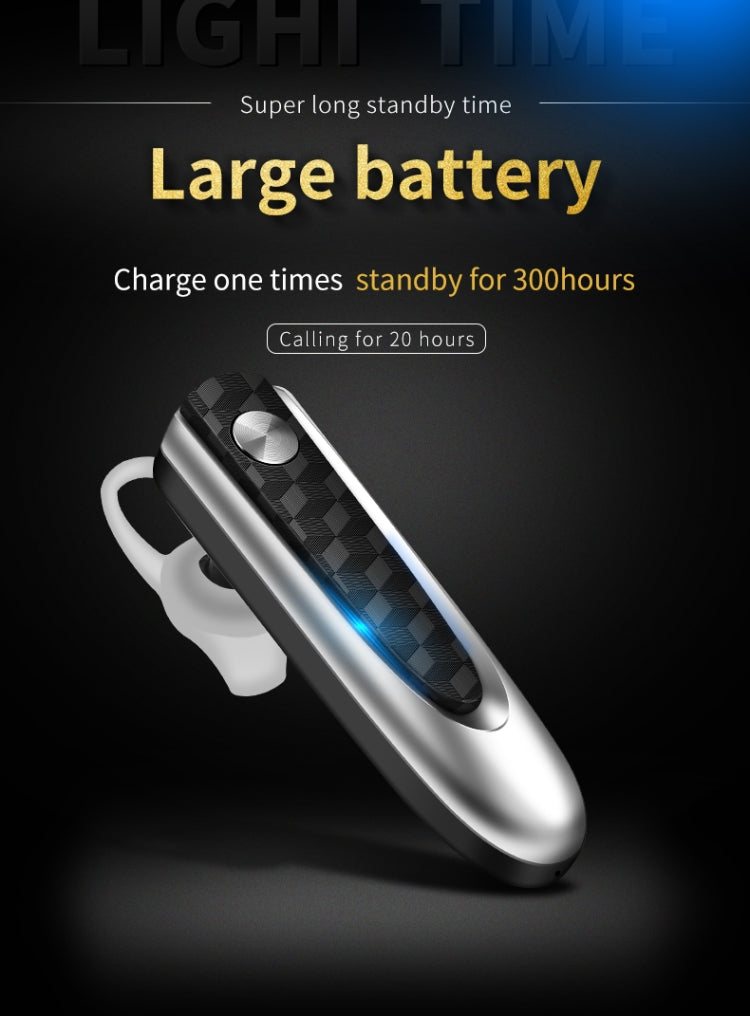 Fineblue HF68 Bluetooth Mini Earphone Business Wireless Earbud Stereo Music Hands-free Calling Earphone Large Battery Capacity