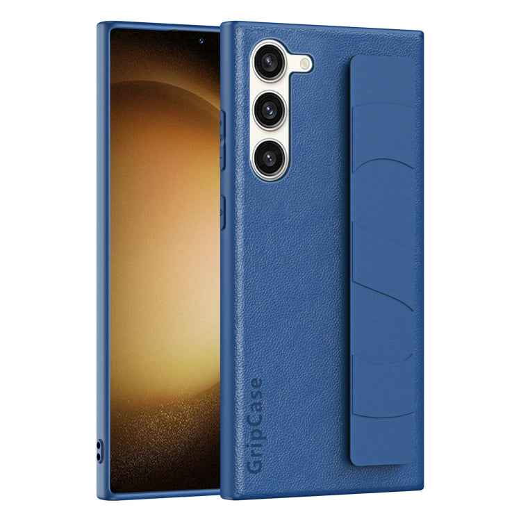 Skin Elastic Wrist Grip Back Cover Phone Case, For Samsung Galaxy S25 5G, For Samsung Galaxy S25+ 5G, For Samsung Galaxy S25 Ultra 5G, For Samsung Galaxy S24 Ultra 5G, For Samsung Galaxy S24+ 5G, For Samsung Galaxy S24 5G, For Samsung Galaxy S23 Ultra ...