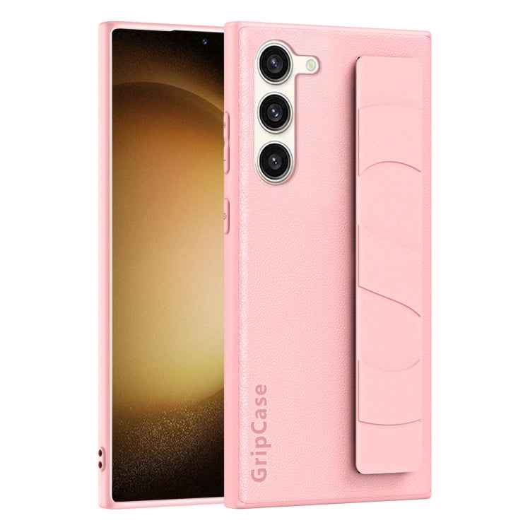 Skin Elastic Wrist Grip Back Cover Phone Case, For Samsung Galaxy S25 5G, For Samsung Galaxy S25+ 5G, For Samsung Galaxy S25 Ultra 5G, For Samsung Galaxy S24 Ultra 5G, For Samsung Galaxy S24+ 5G, For Samsung Galaxy S24 5G, For Samsung Galaxy S23 Ultra ...