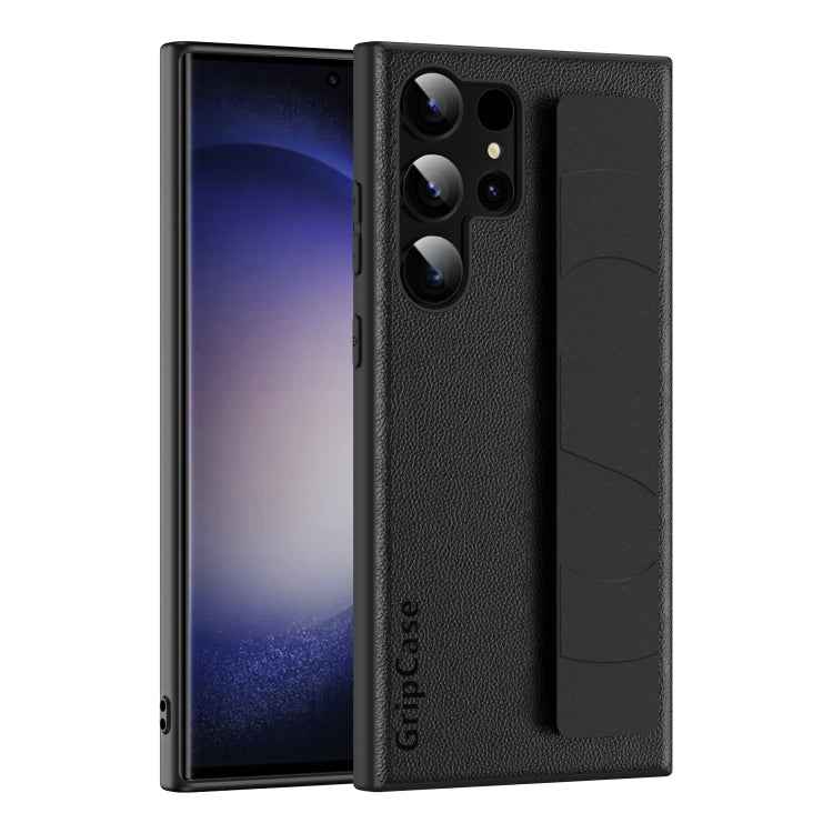 Skin Elastic Wrist Grip Back Cover Phone Case, For Samsung Galaxy S25 5G, For Samsung Galaxy S25+ 5G, For Samsung Galaxy S25 Ultra 5G, For Samsung Galaxy S24 Ultra 5G, For Samsung Galaxy S24+ 5G, For Samsung Galaxy S24 5G, For Samsung Galaxy S23 Ultra ...