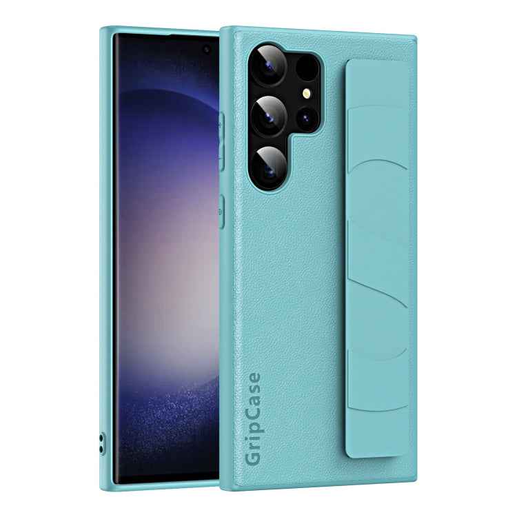 Skin Elastic Wrist Grip Back Cover Phone Case, For Samsung Galaxy S25 5G, For Samsung Galaxy S25+ 5G, For Samsung Galaxy S25 Ultra 5G, For Samsung Galaxy S24 Ultra 5G, For Samsung Galaxy S24+ 5G, For Samsung Galaxy S24 5G, For Samsung Galaxy S23 Ultra ...