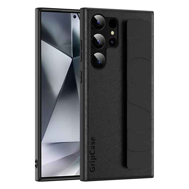 Skin Elastic Wrist Grip Back Cover Phone Case, For Samsung Galaxy S25 5G, For Samsung Galaxy S25+ 5G, For Samsung Galaxy S25 Ultra 5G, For Samsung Galaxy S24 Ultra 5G, For Samsung Galaxy S24+ 5G, For Samsung Galaxy S24 5G, For Samsung Galaxy S23 Ultra ...