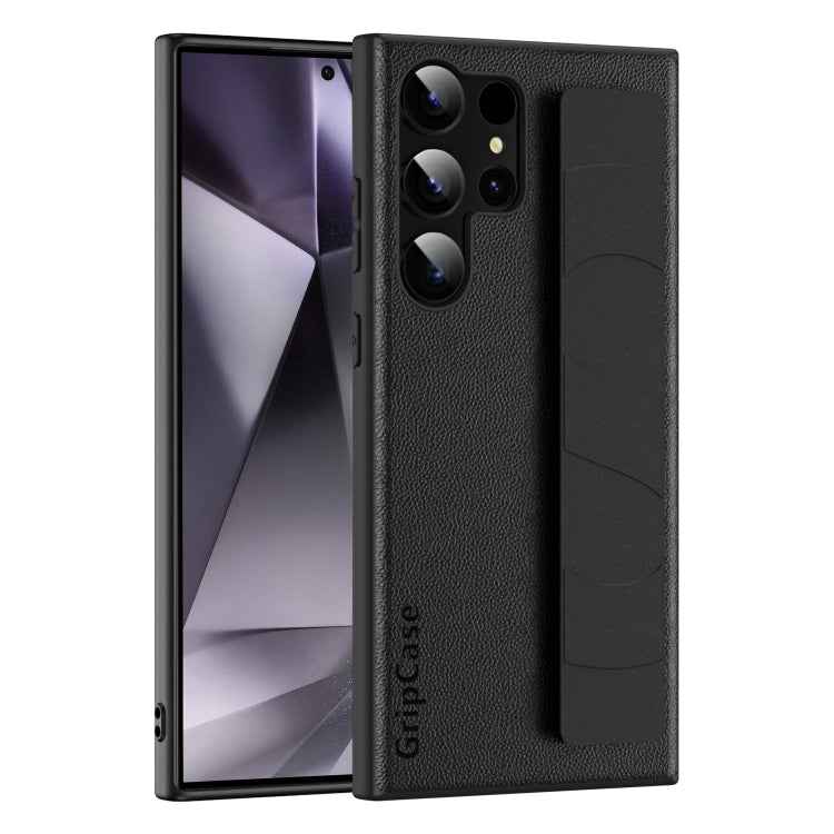 Skin Elastic Wrist Grip Back Cover Phone Case, For Samsung Galaxy S25 5G, For Samsung Galaxy S25+ 5G, For Samsung Galaxy S25 Ultra 5G, For Samsung Galaxy S24 Ultra 5G, For Samsung Galaxy S24+ 5G, For Samsung Galaxy S24 5G, For Samsung Galaxy S23 Ultra ...