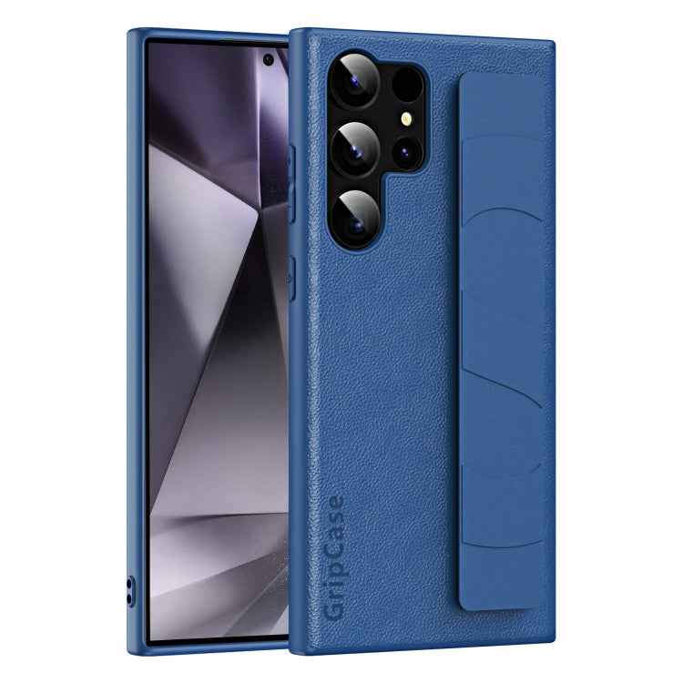 Skin Elastic Wrist Grip Back Cover Phone Case, For Samsung Galaxy S25 5G, For Samsung Galaxy S25+ 5G, For Samsung Galaxy S25 Ultra 5G, For Samsung Galaxy S24 Ultra 5G, For Samsung Galaxy S24+ 5G, For Samsung Galaxy S24 5G, For Samsung Galaxy S23 Ultra ...