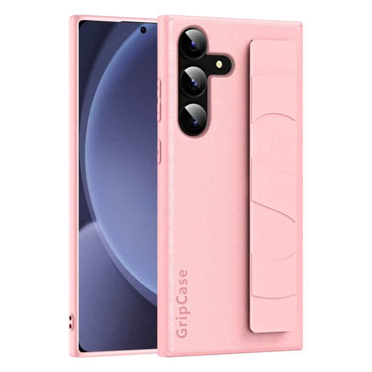 Skin Elastic Wrist Grip Back Cover Phone Case, For Samsung Galaxy S25 5G, For Samsung Galaxy S25+ 5G, For Samsung Galaxy S25 Ultra 5G, For Samsung Galaxy S24 Ultra 5G, For Samsung Galaxy S24+ 5G, For Samsung Galaxy S24 5G, For Samsung Galaxy S23 Ultra ...