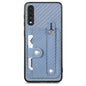 Wristband Kickstand Wallet Back Phone Case with Tool Knife, For Samsung Galaxy A50