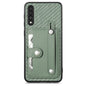 Wristband Kickstand Wallet Back Phone Case with Tool Knife, For Samsung Galaxy A50