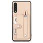 Wristband Kickstand Wallet Back Phone Case with Tool Knife, For Samsung Galaxy A50