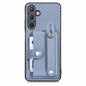Wristband Kickstand Wallet Back Phone Case with Tool Knife, For Samsung Galaxy S24+ 5G, For Samsung Galaxy A54 5G, For Samsung Galaxy S23 Ultra 5G, For Samsung Galaxy S23+ 5G, For Samsung Galaxy A14 5G, For Samsung Galaxy A04 4G, For Samsung Galaxy S20...