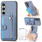 Wristband Kickstand Wallet Back Phone Case with Tool Knife, For Samsung Galaxy A57 5G, For Samsung Galaxy A37 5G, For Samsung Galaxy S25 Edge 5G, For Samsung Galaxy A56 5G, For Samsung Galaxy A36, For Samsung Galaxy S25 5G, For Samsung Galaxy S25+ 5G  ...