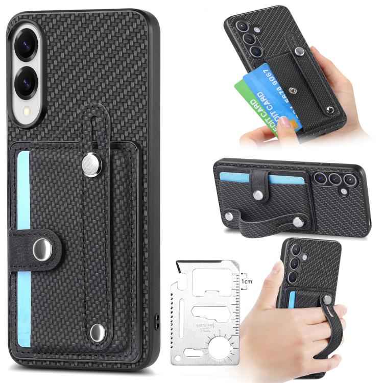 Wristband Kickstand Wallet Back Phone Case with Tool Knife, For Samsung Galaxy S25 Edge 5G, For Samsung Galaxy A56 5G, For Samsung Galaxy A36, For Samsung Galaxy S25 5G, For Samsung Galaxy S25+ 5G, For Samsung Galaxy S25 Ultra 5G                       ...