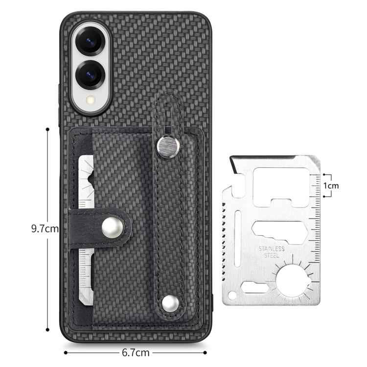 Wristband Kickstand Wallet Back Phone Case with Tool Knife, For Samsung Galaxy S25 Edge 5G, For Samsung Galaxy A56 5G, For Samsung Galaxy A36, For Samsung Galaxy S25 5G, For Samsung Galaxy S25+ 5G, For Samsung Galaxy S25 Ultra 5G                       ...