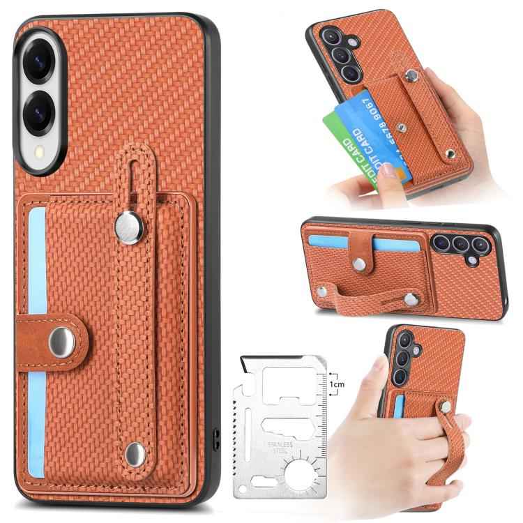 Wristband Kickstand Wallet Back Phone Case with Tool Knife, For Samsung Galaxy S25 Edge 5G, For Samsung Galaxy A56 5G, For Samsung Galaxy A36, For Samsung Galaxy S25 5G, For Samsung Galaxy S25+ 5G, For Samsung Galaxy S25 Ultra 5G                       ...