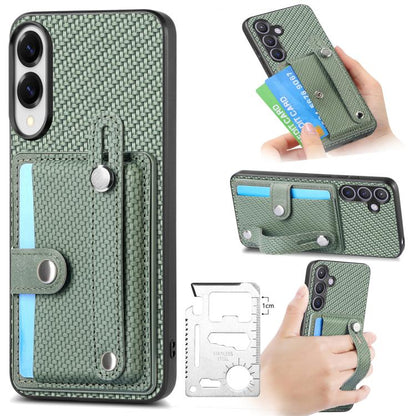 Wristband Kickstand Wallet Back Phone Case with Tool Knife, For Samsung Galaxy A57 5G, For Samsung Galaxy A37 5G, For Samsung Galaxy S25 Edge 5G, For Samsung Galaxy A56 5G, For Samsung Galaxy A36, For Samsung Galaxy S25 5G, For Samsung Galaxy S25+ 5G  ...