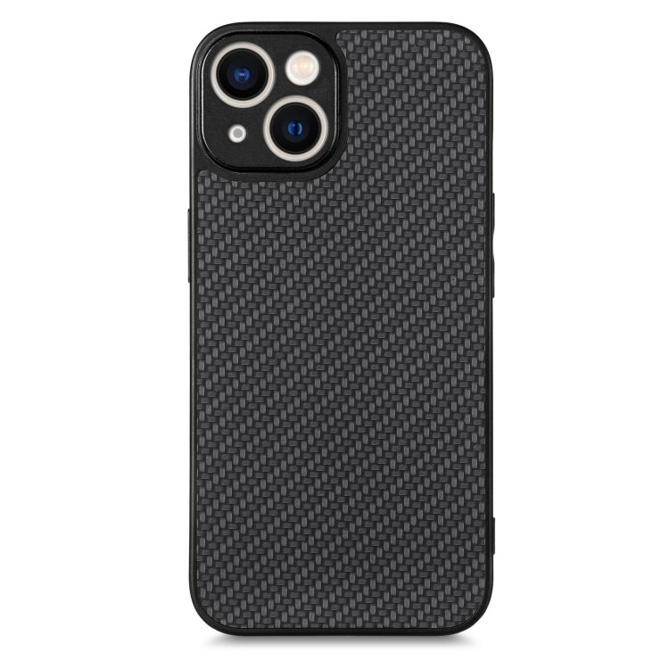 Carbon Fiber Texture Leather Back Phone Case