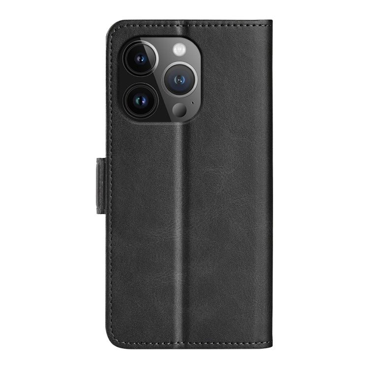 Dual-side Magnetic Buckle Horizontal Flip Leather Phone Case