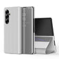 Plated Mirror Horizontal Flip Leather Phone Case with Holder, For Galaxy Z Fold8 5G, For Galaxy Z Fold8 Ultra 5G, For Galaxy Z TriFold, For Galaxy Z Fold7, For Galaxy Z Fold6, For Galaxy Z Fold5 5G