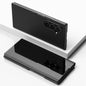 Plated Mirror Horizontal Flip Leather Phone Case with Holder, For Galaxy Z Fold8 5G, For Galaxy Z Fold8 Ultra 5G, For Galaxy Z TriFold, For Galaxy Z Fold7, For Galaxy Z Fold6, For Galaxy Z Fold5 5G