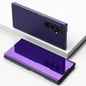 Plated Mirror Horizontal Flip Leather Phone Case with Holder, For Galaxy Z Fold8 5G, For Galaxy Z Fold8 Ultra 5G, For Galaxy Z TriFold, For Galaxy Z Fold7, For Galaxy Z Fold6, For Galaxy Z Fold5 5G